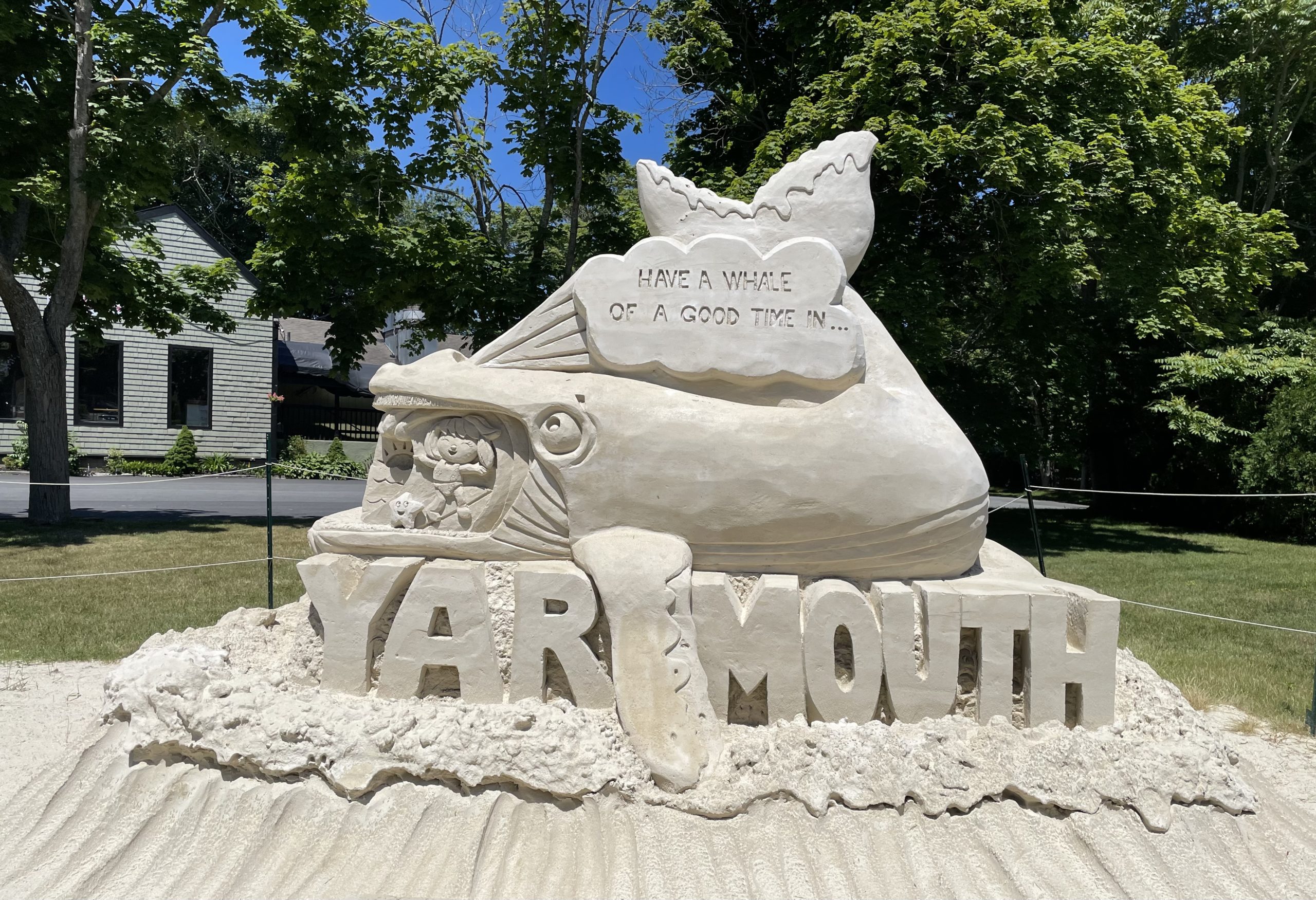 Sunday photo essay 2022 Yarmouth sand sculpture trail
