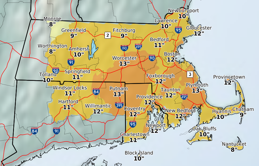 Cape Cod & Islands Under Blizzard Warning; 6-to-10 Inches of Snow ...