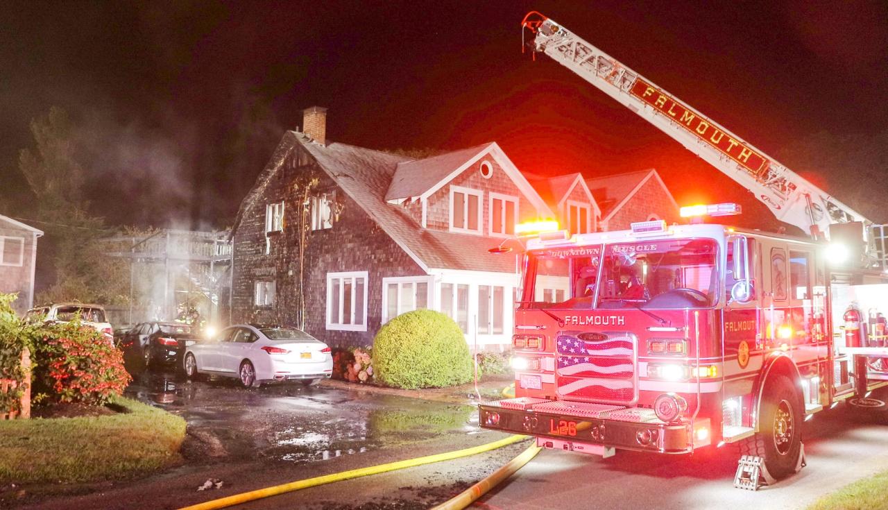 New Overnight: Family Escapes Blaze In Falmouth - CapeCod.com