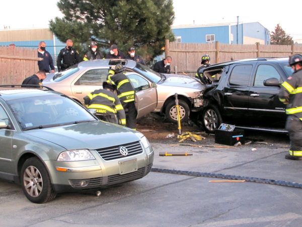 Firefighters use Jaws of Life to free driver after Hyannis crash